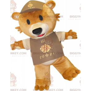 Brun kæmpe bamse BIGGYMONKEY™ maskotkostume - Biggymonkey.com