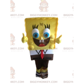 SpongeBob BIGGYMONKEY™ mascot costume. Spongebob Costume - Mascots famous people - BIGGYMONKEY_013872 - BiggyMonkey.com
