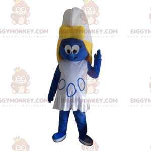 Smurfette BIGGYMONKEY™ Mascot Costume with White Dress -