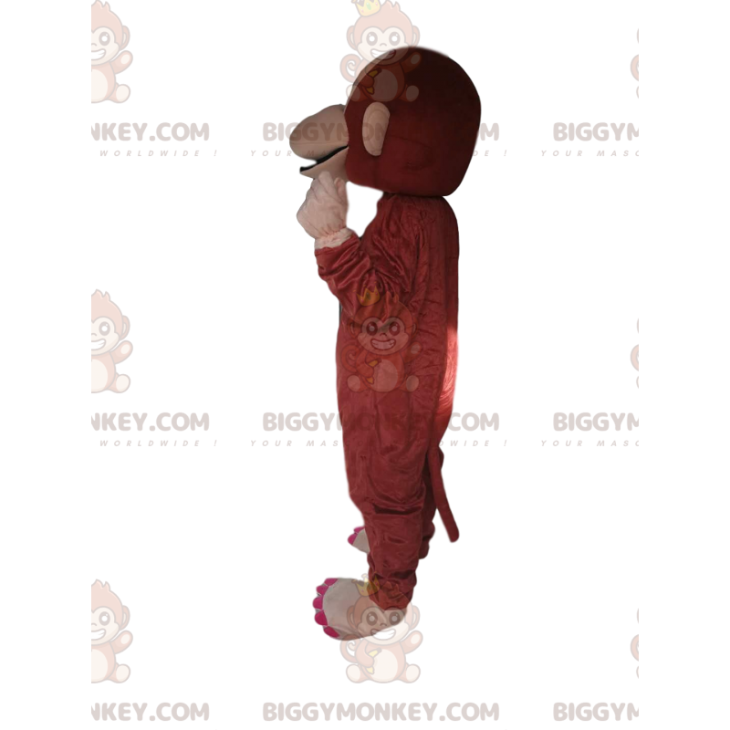 BIGGYMONKEY™ mascot costume of red bull with big Sizes L (175-180CM)