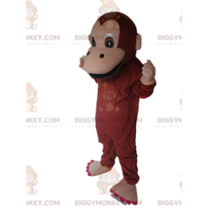 BIGGYMONKEY™ Μασκότ Κοστούμι μαϊμού με μεγάλο χαμόγελο -