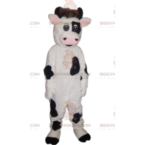Black and White Cow BIGGYMONKEY™ Mascot Costume -