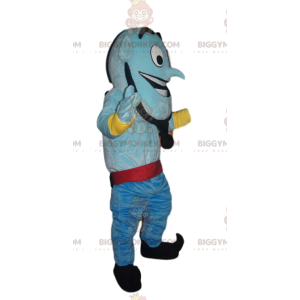 Traje de mascote Genie BIGGYMONKEY™ de Aladdin. Traje de gênio