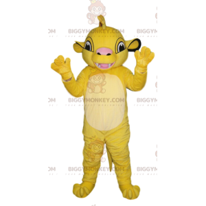 Costume de mascotte BIGGYMONKEY™ de Simba, le Roi Lion -