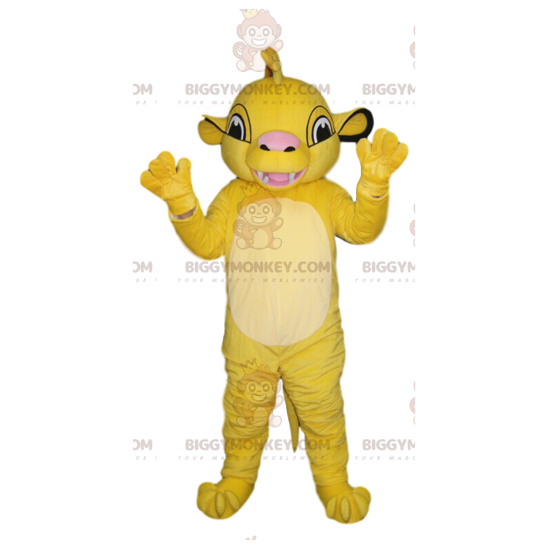 Costume de mascotte BIGGYMONKEY™ de Simba, le Roi Lion - Costume de mascotte BIGGYMONKEY™ de Simba, le Roi Lion -