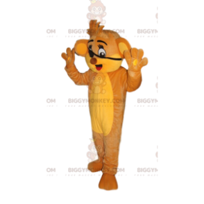 Løveunge BIGGYMONKEY™ maskotkostyme med øyelapp. løveunge kostyme - Løve maskoter - BIGGYMONKEY_013892 - BiggyMonkey.com