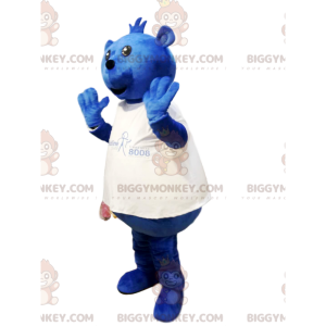 Fantasia de mascote BIGGYMONKEY™ Urso Gorducho com Camisa