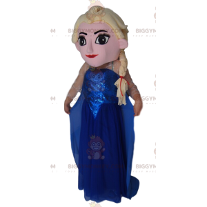 Costume de mascotte BIGGYMONKEY™ d'Elsa, la Reine des Neiges -