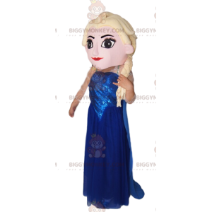 Costume de mascotte BIGGYMONKEY™ d'Elsa, la Reine des Neiges -