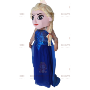 Costume de mascotte BIGGYMONKEY™ d'Elsa, la Reine des Neiges -