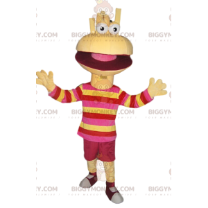 Big Mouth Funny Character BIGGYMONKEY™ Mascot Costume -