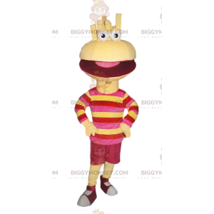 Big Mouth Funny Character BIGGYMONKEY™ Mascot Costume –