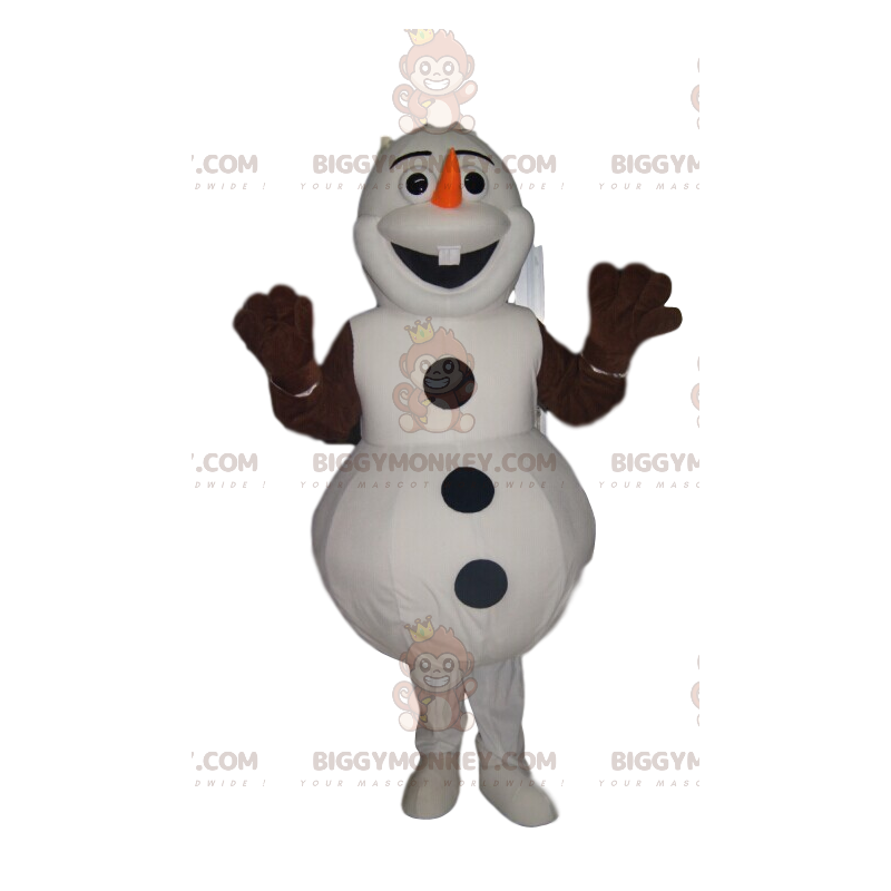 Disfraz de mascota BIGGYMONKEY™ de Olaf, muñeco de nieve
