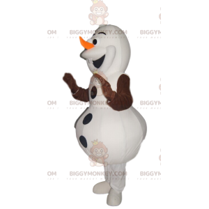 Olaf's BIGGYMONKEY™ Mascot Costume, Happy Frozen Snowman –
