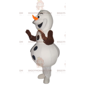 Olafs BIGGYMONKEY™ Maskottchenkostüm, Happy Frozen Snowman - Maskottchen berühmte Leute - BIGGYMONKEY_013899 - BiggyMonkey.com