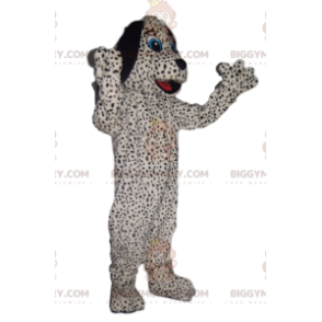 Black Speckled White Dog BIGGYMONKEY™ Mascot Costume - Dog mascots - BIGGYMONKEY_013903 - BiggyMonkey.com
