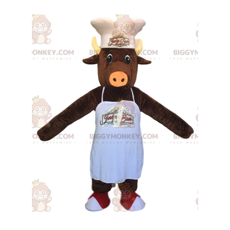 Costume de mascotte BIGGYMONKEY™ de sanglier marron avec une