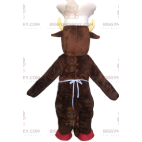 Costume de mascotte BIGGYMONKEY™ de sanglier marron avec une