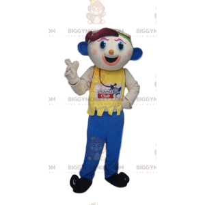 Costume de mascotte BIGGYMONKEY™ de bonhomme rigolo avec des