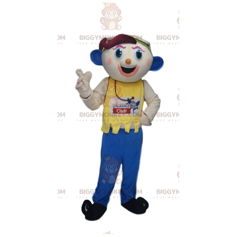 BIGGYMONKEY™ Costume da mascotte Uomo divertente Formato L (175-180 CM)