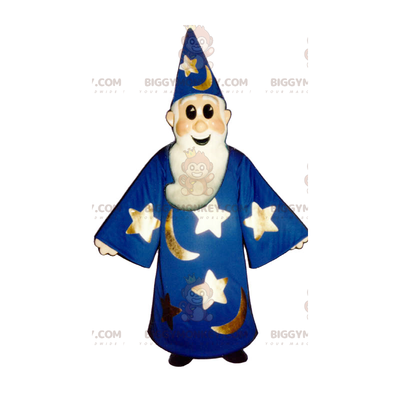 Merlin the Sorcerer Wizard BIGGYMONKEY™ Maskottchenkostüm mit