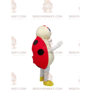 Ladybug BIGGYMONKEY™ Mascot Costume with Yellow Shoes -