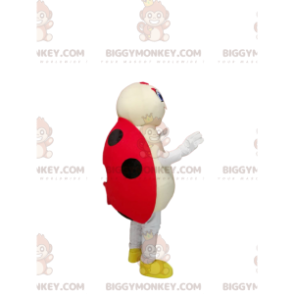 Ladybug BIGGYMONKEY™ Mascot Costume with Yellow Shoes –
