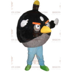 Στολή μασκότ Angry Bird Black and Grey BIGGYMONKEY™ -