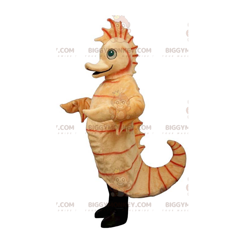 Disfraz de mascota caballito de mar naranja gigante Disfraz de mascota caballito de mar naranja gigante