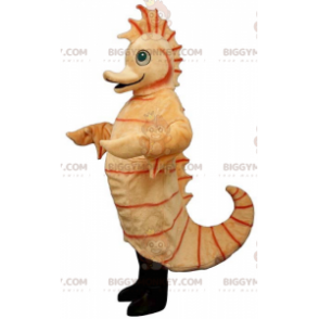 Giant Orange Seahorse BIGGYMONKEY™ Mascot Costume –