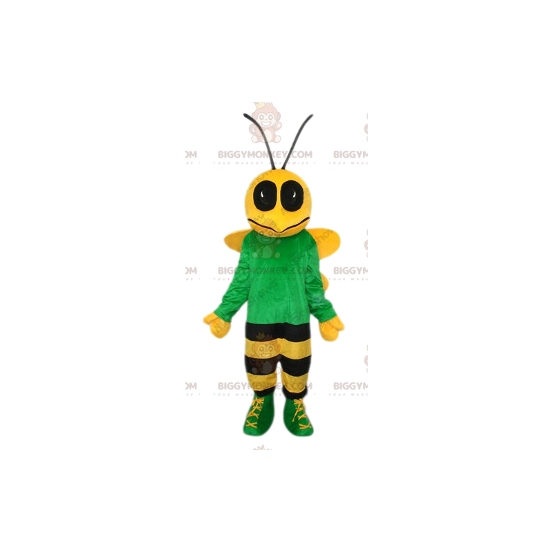 Disfraz de mascota de abeja amarilla y negra BIGGYMONKEY™ con