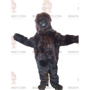 Gorilla BIGGYMONKEY™ maskotkostume med smuk pels -