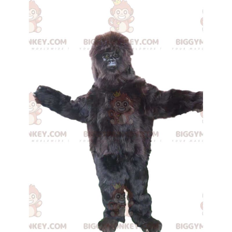 Costume de mascotte BIGGYMONKEY™ de gorille avec une magnifique Costume de mascotte BIGGYMONKEY™ de gorille avec une magnifique