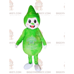 BIGGYMONKEY™ Μασκότ Κοστούμι πράσινου χαρακτήρα με φύλλο στο