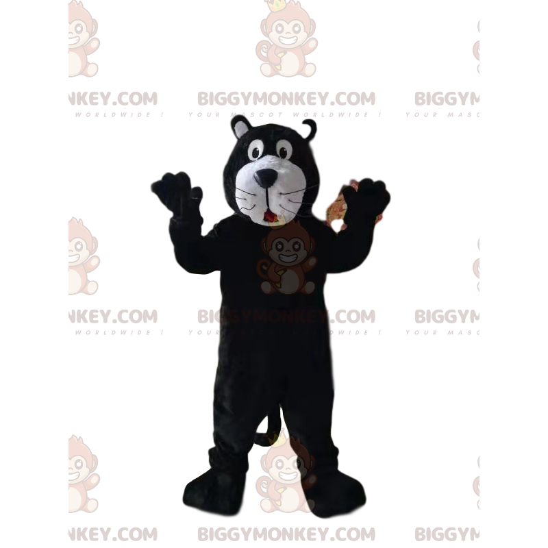  Bedøvet Black Panther BIGGYMONKEY™ maskotkostume - Løvemasker - BIGGYMONKEY_013945 - BiggyMonkey.com