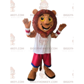 Costume da mascotte Leone molto felice BIGGYMONKEY™ con