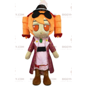 Costume de mascotte BIGGYMONKEY™ de petite fille avec des