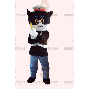 Masked Man Vigilante Police Officer BIGGYMONKEY™ Mascot Costume