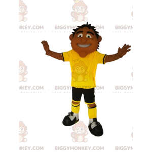 BIGGYMONKEY™ Maskottchenkostüm für Herren mit gelber und