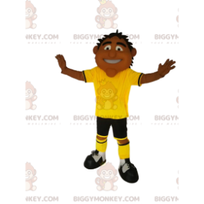 BIGGYMONKEY™ Maskottchenkostüm für Herren mit gelber und