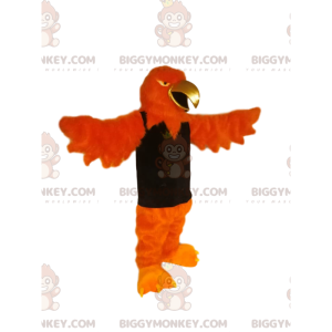 BIGGYMONKEY™ Μασκότ Κοστούμι Πορτοκαλί Αετός με χρυσό ράμφος