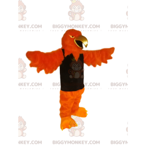 Kostium maskotki BIGGYMONKEY™ Pomarańczowy orzeł ze złotym