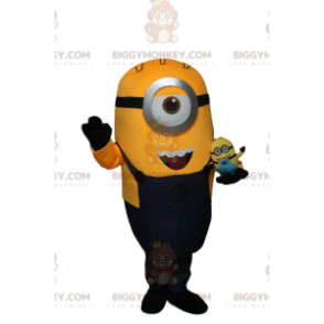 Stuarts vennlige Minion BIGGYMONKEY™ maskotdrakt - Maskotter kjente mennesker - BIGGYMONKEY_013988 - BiggyMonkey.com