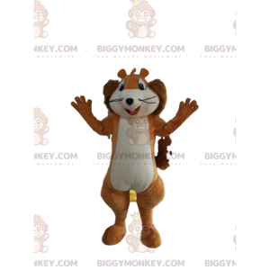 Costume da mascotte da piccolo scoiattolo BIGGYMONKEY™ molto
