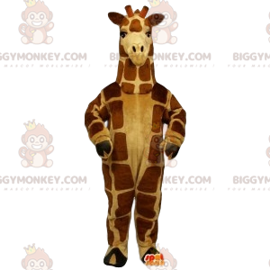 Costume da mascotte BIGGYMONKEY™ giraffa molto elegante.