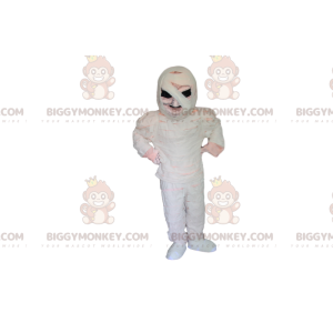 BIGGYMONKEY™ Costume da mascotte di scheletro mummificato con