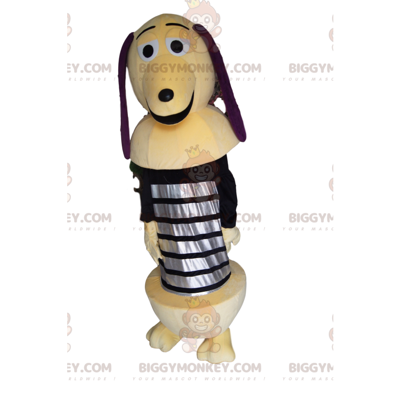 BIGGYMONKEY™ maskottiasu siksakista, jousikuormitteisesta BIGGYMONKEY™ maskottiasu siksakista, jousikuormitteisesta