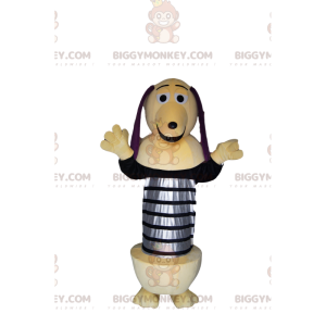 BIGGYMONKEY™ Mascot Costume Zigzag the Spring Dog Sizes L (175-180CM)