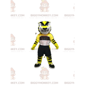 Velmi hrozivý kostým maskota Tiger BIGGYMONKEY™ se sportovním oblečením - Tygří maskoti - BIGGYMONKEY_014000 - BiggyMonkey.com