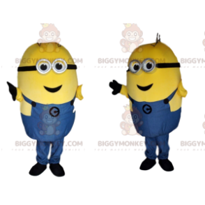 Super entusiastisk Bob The Minion BIGGYMONKEY™ maskotkostume -